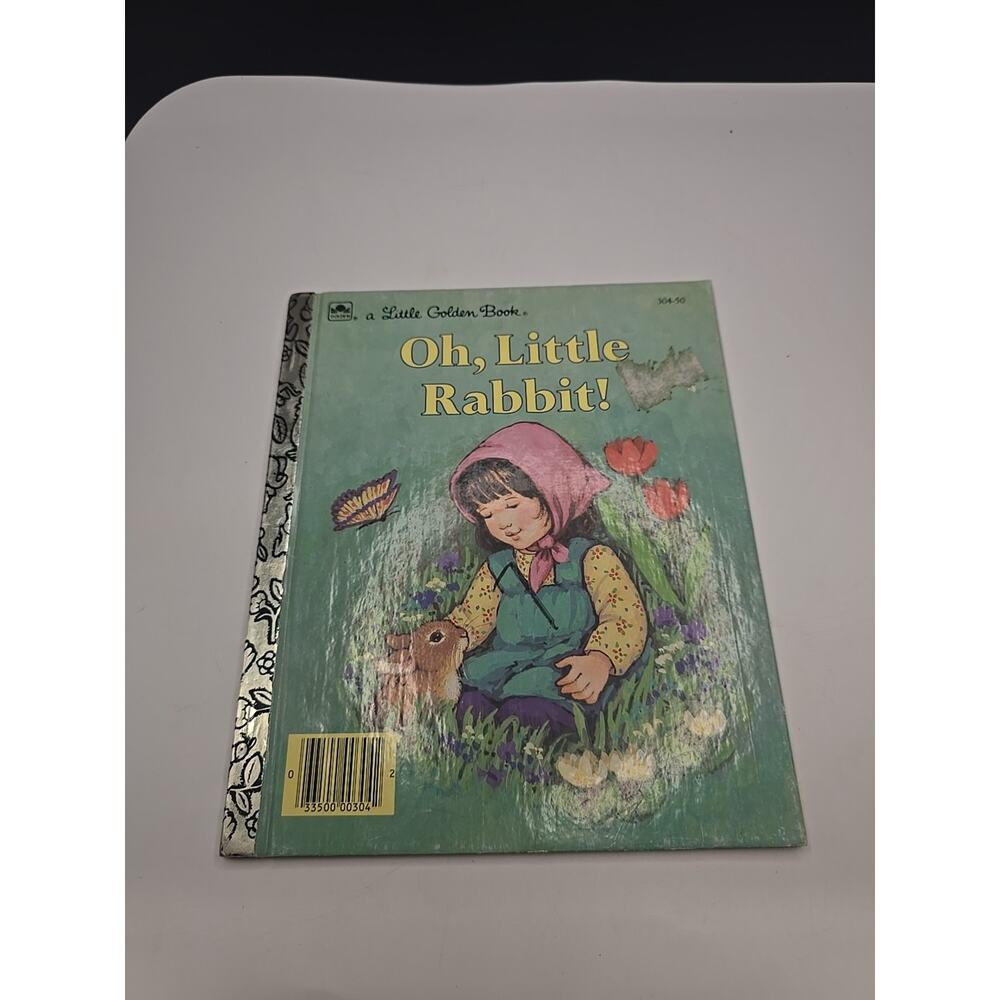 Vintage A Little Golden Book Oh, Little Rabbit! 304-50 1989 #4401